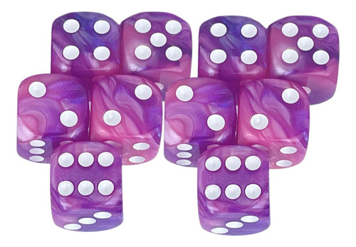 2 Juego De 10 Uds. De Dados Estilo B 16 Mm Estilo B Estilo B