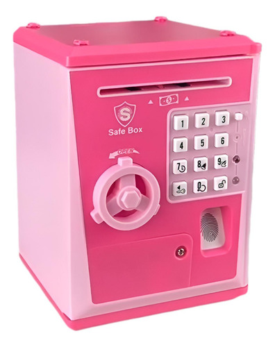 Hucha Electrónica, Cajero Automático Pequeño, Rosa