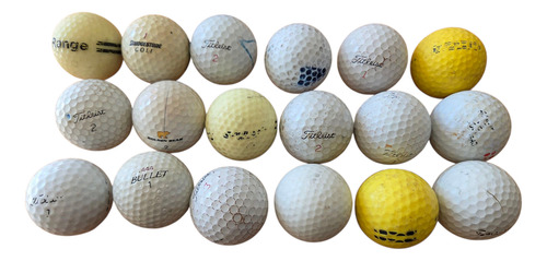 Pelotas De Golf Para Practica Y Descarte Pack 150 Unidades Blanco Y De Colores (Usado)
