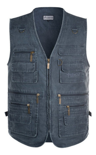 Retro Clothes Men's Jeans Vest Cotton Vest .