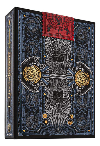 Naipes Game Of Thrones Luxury Cards Theory11 Poker Cartas Reverso Negro Idioma Inglés Personaje Jon Snow