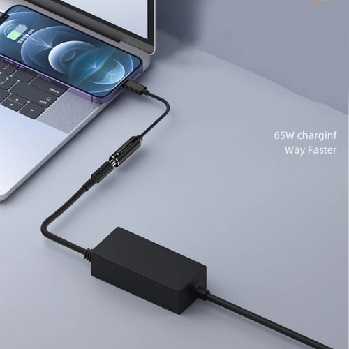 Cable Adaptador Tipo C Macho A Enchufe Cuadrado Hembra Para