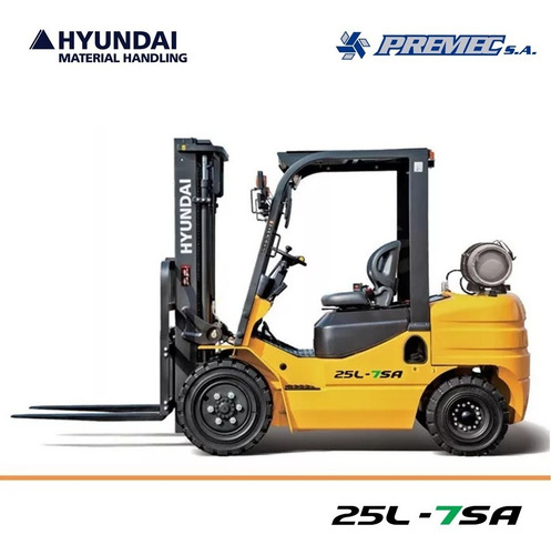 Autoelevador Hyundai Premec 2500 Kg Nafta Gas Nuevo 0 Km