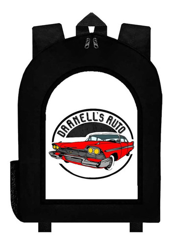 Mochila Negra Autos Viejos Clasicos Vintage Art#ar154