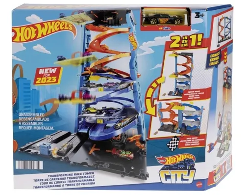 Mattel Hkx43 Hot Wheels City 2 In 1 Race Tower Midia