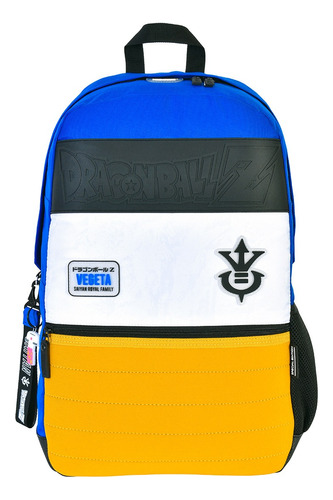 Mochila Vegeta Dragon Ball Color Azul acero Diseño de la tela Liso