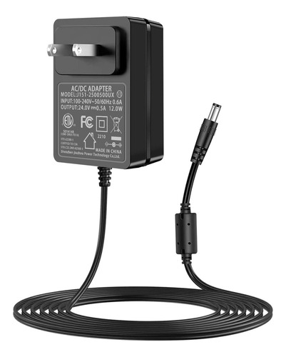 Ac A Dc 24v 0.5a 500ma Adaptador De Fuente De Alimentación,