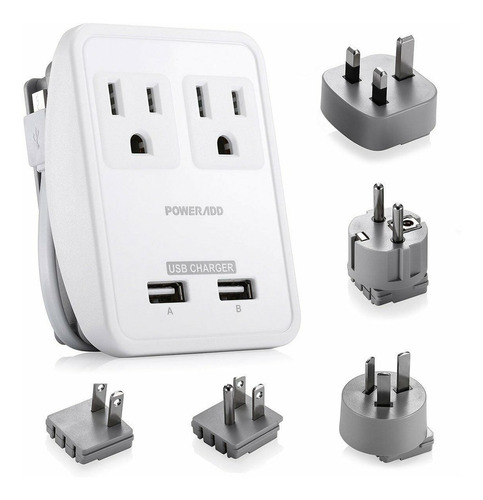 Adaptador Universal De Viaje Convertidor De Alimentación