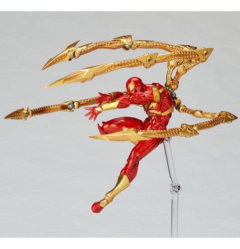 Boneco Homem Aranha Spider Man Iron Ferro Revoltech Yamaguch