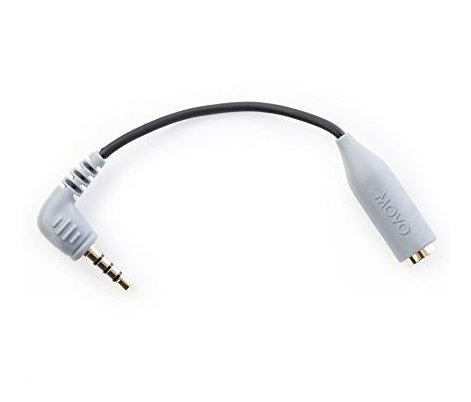 Movo Mc3 35mm Trs Cable Adaptador De Microfono Hembra A Trr