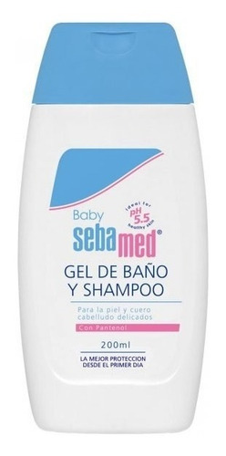 Imagen 1 de 1 de Sebamed Baby Gel De Baño Y Shampoo X 200 Ml