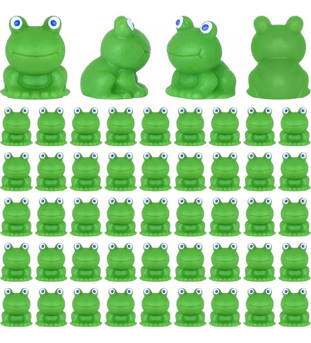 H 80 Unidades De Mini Ranas, Ranas Pequeñas De Resina,