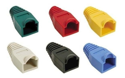 Imagen 2 de 5 de Super Oferta! Capuchones P/ Fichas Rj45 Bolsa De 100u.