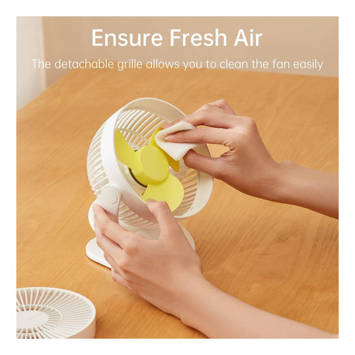Jisulife 3 En 1 Clip De 4000 Mah Ventilador De Bebé Con Usb