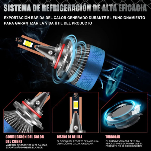 Para Mazda Kit De Faros Led 9005 H11 H8 De Haz Alto/bajo N Mazda Cx-9 2013-2016