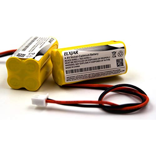 (paquete De 2) Batería Recargable Nicd Aaa De 4.8v 300...