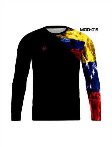 Jersey Franelas Manga Y Hombro Tricolor Venezuela Diseños.