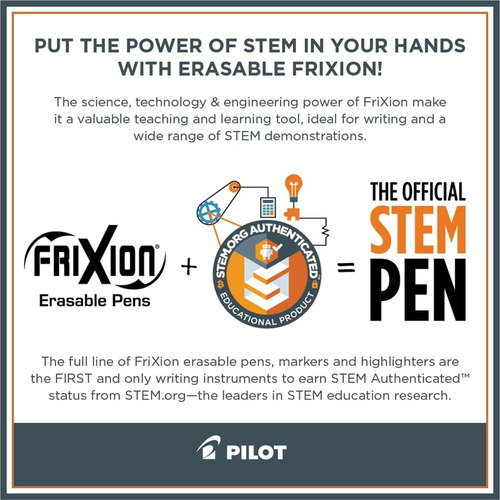 Pilot Frixion Clicker Erasable, Refillable & Retractable Ac