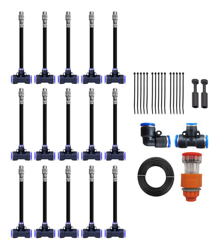 Rociadora De Mister Para Exteriores Con Tubo De 15m  De 30cm