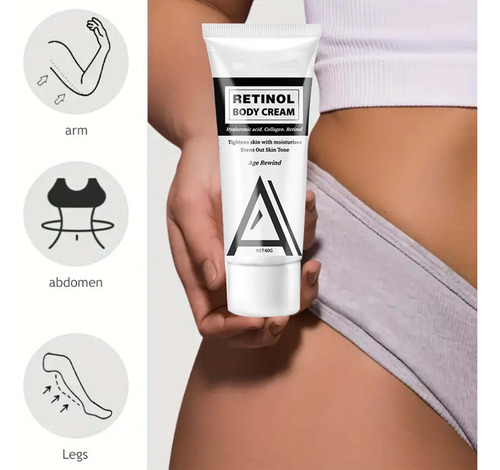 60g De Creme Corporal Retinol Hidratante, Nutritivo, Hidrata