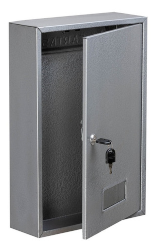 Imagen 3 de 4 de Buzón Para Reja Boca Acero Inoxidable Extra Grande 45x30x15