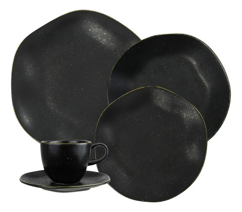 Aparelho de jantar 20 peças volcano ryo Oxford porcelana