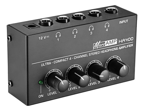 Amplificador De Audífonos Estéreo Ha400 Preamplificador