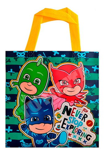 40 Bolsas Dulceros Fiesta Pj Mask