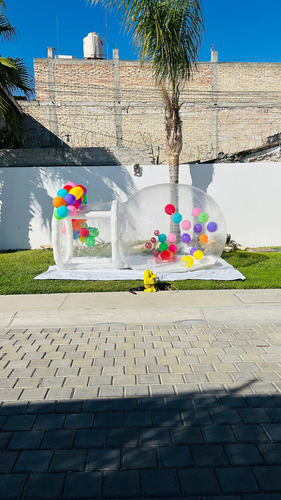 Inflable Burbuja Bubble House Con Accesorios 2 M De Alto Blanco