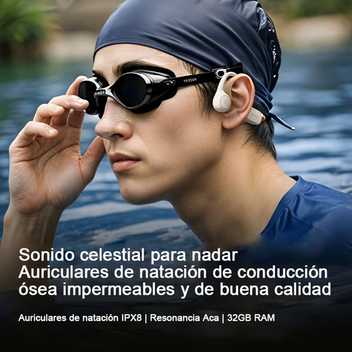 Audífonos Xundd B010 Bluetooth 5.4 Conducción Ósea Micro Sd Negro / 32gb Sd