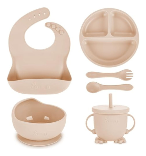 Set De Alimentación De Silicona Para Bebés | Baby Led Weanin