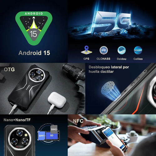 Oukitel Wp55pro 16+32gb 512gb Dual Sim Celulares Resistentes