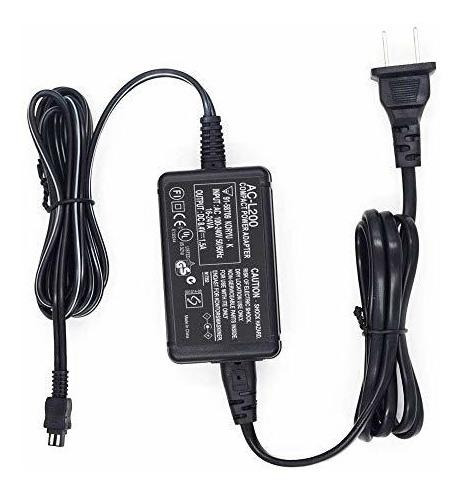 Imagen 2 de 8 de Ac-l200 Cargador De Adaptador De Corriente Alterna Para Sony