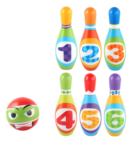 Mini Juego De Bolos, Juguetes De Jardín For Interiores Y Ex