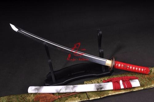 Wakizashi Espada Samurai Curta Aço T10 Forjada Original