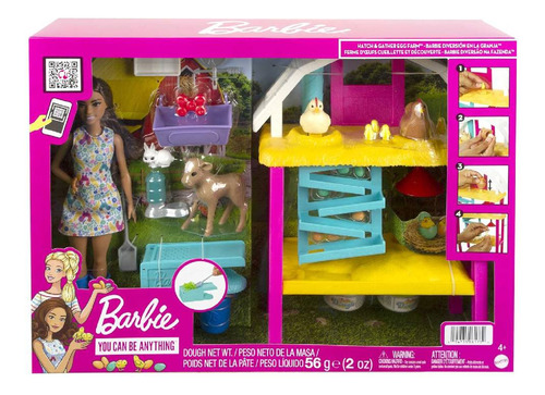 Barbie Set De Diversión En La Granja