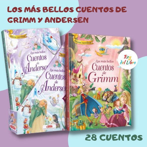 Colección Los Mejores Cuentos Clásicos De Grimm Y Andersen-