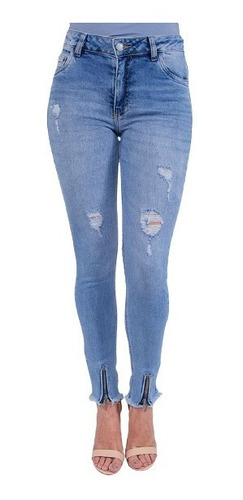 Imagem 1 de 7 de Calça Jeans Cigarrete Feminina Revanche Rita