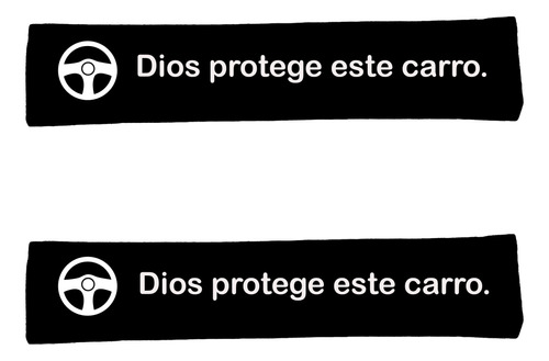 Forros Protectores Cinturón De Seguridad Dios Protege