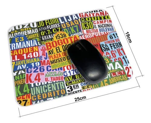 Mouse Pad Tablas De Bus Y Tapas De Medidor Bogotá