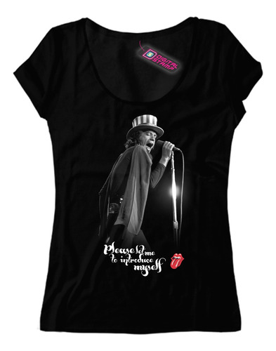 Remera Mujer Mick Jagger The Rolling Stones Rp244dtg Premium