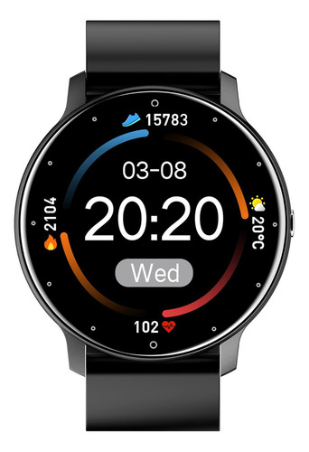 Smartwatch Gt3 Redondo 2 Pulseiras Com Nfc Chat Gbt E Gps Pulseira Preto