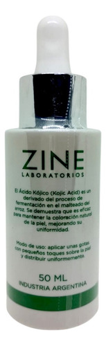 Solucion Aclarante Rostro Acido Kójico 50ml Zine