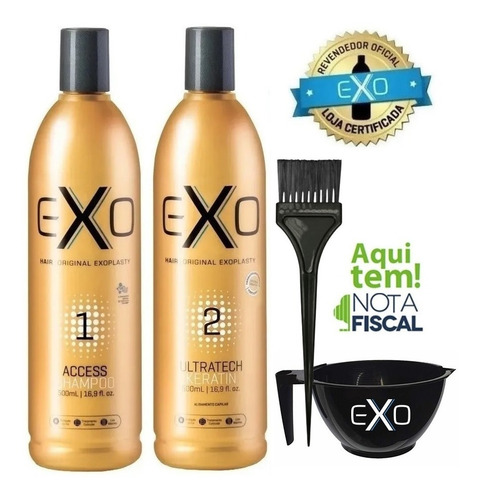 Exoplastia Capilar Exo Hair Alisamento Sem Formol 2 X 500ml
