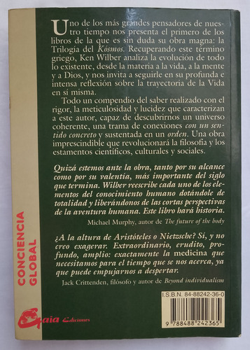 Sexo, Ecología, Espiritualidad / Ken Wilber / Vol. 1 / Gaia