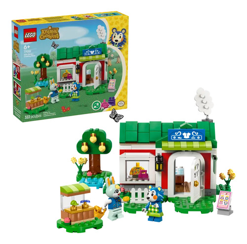 Kit de construcción Lego Animal Crossing Tienda de ropa de las Hermanas Manitas 77055