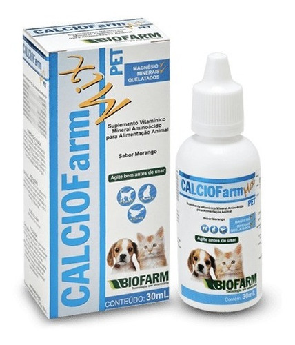 Calciofarm Mix Pet -30ml Vitamina P/ Animais