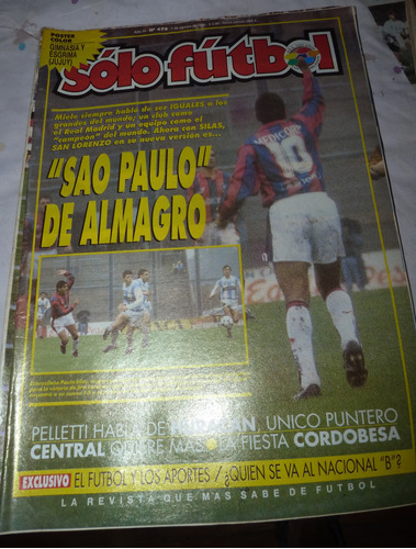 Revista Solo Futbol Sao Paulo De Almagro 1994