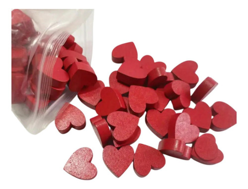 100x Corazón De Valentín, Letrero De Madera, Decoración