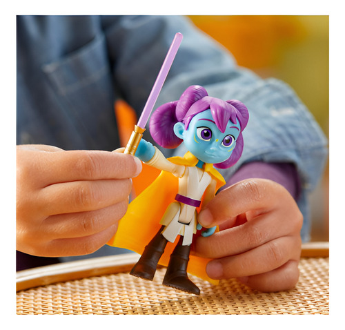 Figura 7cm Star Wars Jovenes Jedi 7958 Hasbro Yoda Kai Nubs Lys